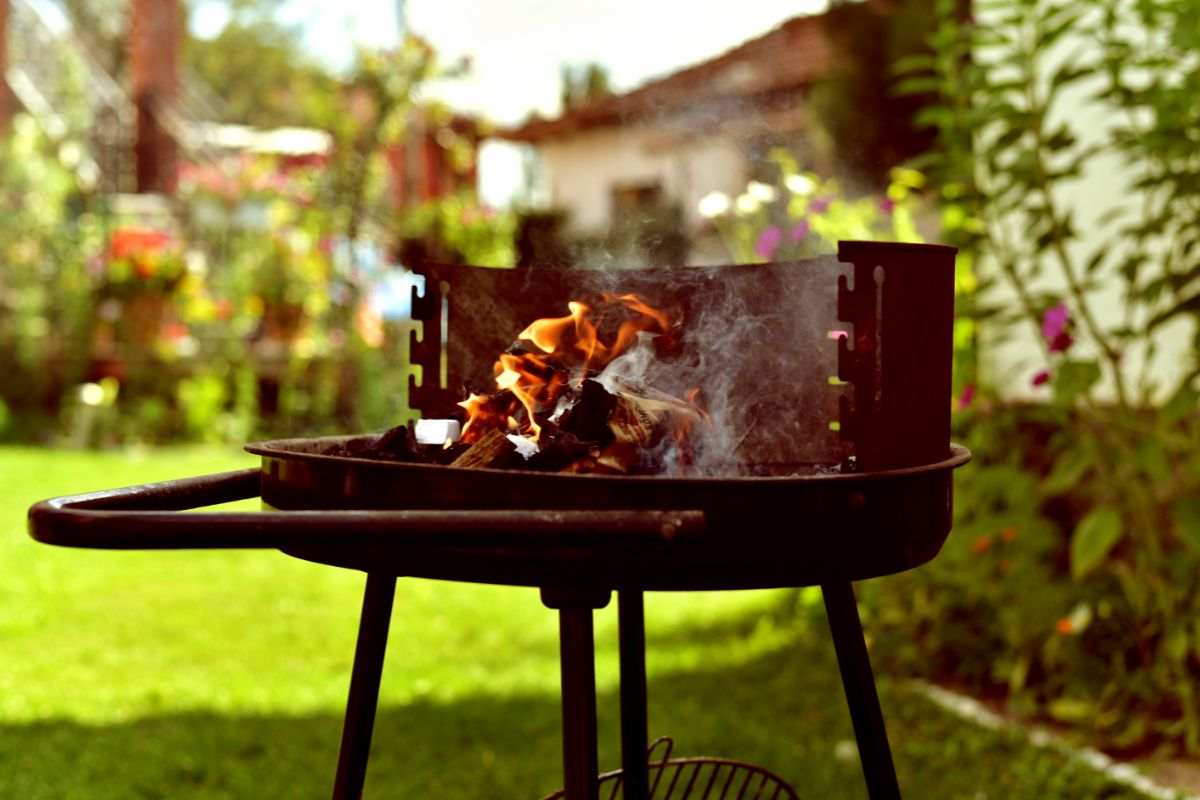 barbecue in giardino